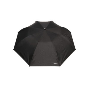 Tello Dual Tone Black Silver Nylon Umbrella